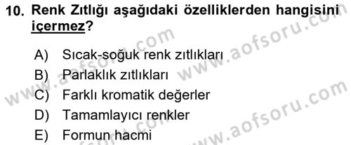 Bilgisayar Destekli Temel Tasarım Dersi 2024 - 2025 Yılı (Vize) Ara Sınav Soruları 10. Soru