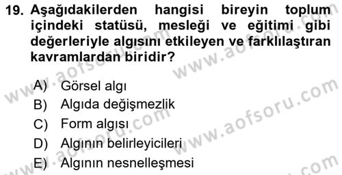 Bilgisayar Destekli Temel Tasarım Dersi 2024 - 2025 Yılı (Vize) Ara Sınav Soruları 19. Soru
