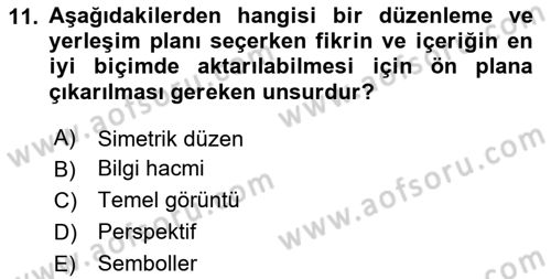 Bilgisayar Destekli Temel Tasarım Dersi 2024 - 2025 Yılı Yaz Okulu Sınav Soruları 11. Soru