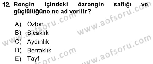Bilgisayar Destekli Temel Tasarım Dersi 2024 - 2025 Yılı Yaz Okulu Sınav Soruları 12. Soru