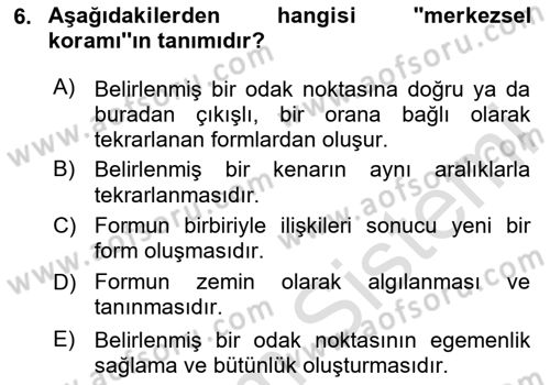 Bilgisayar Destekli Temel Tasarım Dersi 2024 - 2025 Yılı Yaz Okulu Sınav Soruları 6. Soru