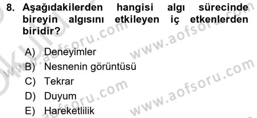 Bilgisayar Destekli Temel Tasarım Dersi 2024 - 2025 Yılı Yaz Okulu Sınav Soruları 8. Soru