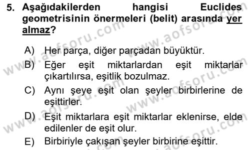 Bilgisayar Destekli Temel Tasarım Dersi 2025 - 2026 Yılı (Vize) Ara Sınav Soruları 5. Soru