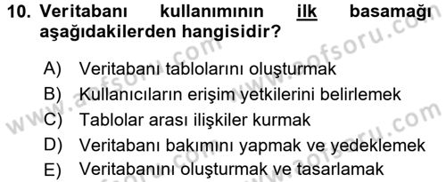 Konumsal Veritabanı 1 Dersi 2017 - 2018 Yılı (Vize) Ara Sınav Soruları 10. Soru