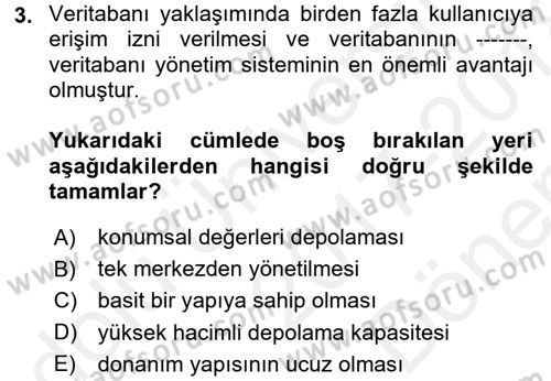 Konumsal Veritabanı 1 Dersi 2017 - 2018 Yılı (Final) Dönem Sonu Sınav Soruları 3. Soru