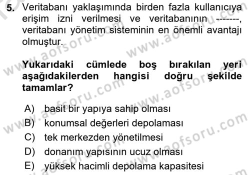 Konumsal Veritabanı 1 Dersi 2018 - 2019 Yılı 3 Ders Sınav Soruları 5. Soru