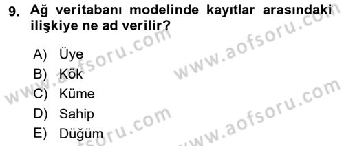 Konumsal Veritabanı 1 Dersi 2018 - 2019 Yılı 3 Ders Sınav Soruları 9. Soru