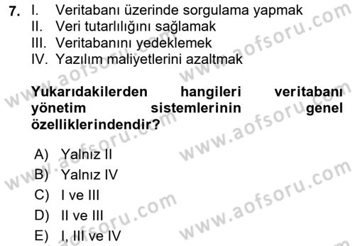 Konumsal Veritabanı 1 Dersi 2018 - 2019 Yılı (Vize) Ara Sınav Soruları 7. Soru