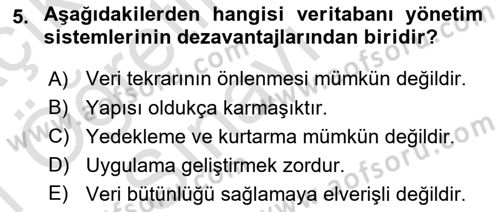 Konumsal Veritabanı 1 Dersi 2020 - 2021 Yılı Yaz Okulu Sınav Soruları 5. Soru
