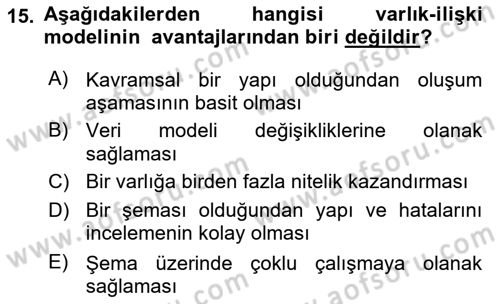 Konumsal Veritabanı 1 Dersi 2021 - 2022 Yılı (Vize) Ara Sınav Soruları 15. Soru