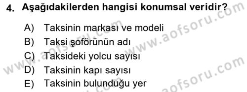 Konumsal Veritabanı 1 Dersi 2021 - 2022 Yılı (Vize) Ara Sınav Soruları 4. Soru