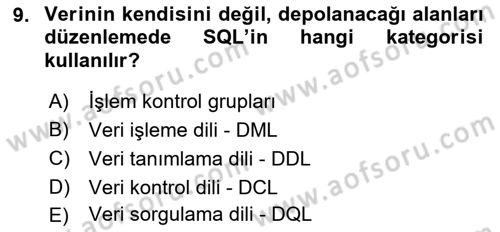 Konumsal Veritabanı 1 Dersi 2021 - 2022 Yılı (Vize) Ara Sınav Soruları 9. Soru