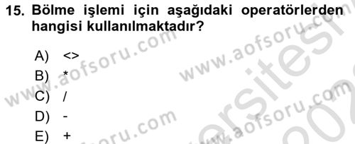 Konumsal Veritabanı 1 Dersi 2021 - 2022 Yılı (Final) Dönem Sonu Sınav Soruları 15. Soru