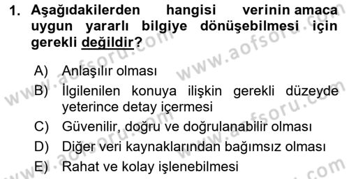 Konumsal Veritabanı 1 Dersi 2021 - 2022 Yılı Yaz Okulu Sınav Soruları 1. Soru