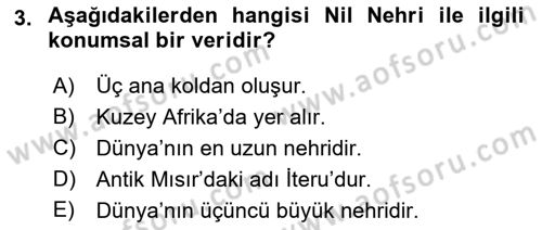 Konumsal Veritabanı 1 Dersi 2021 - 2022 Yılı Yaz Okulu Sınav Soruları 3. Soru