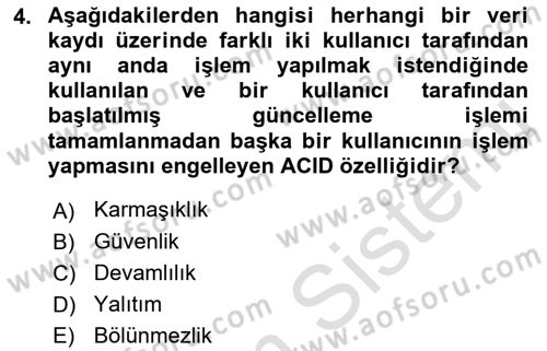 Konumsal Veritabanı 1 Dersi 2021 - 2022 Yılı Yaz Okulu Sınav Soruları 4. Soru