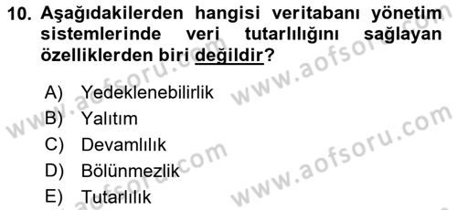 Konumsal Veritabanı 1 Dersi 2022 - 2023 Yılı (Vize) Ara Sınav Soruları 10. Soru