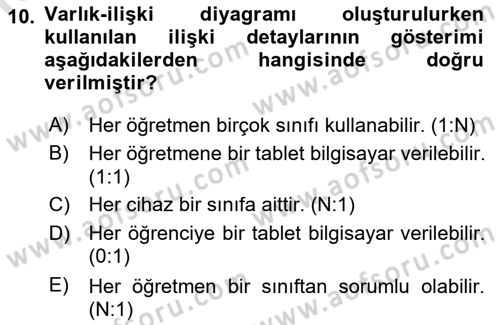 Konumsal Veritabanı 1 Dersi 2022 - 2023 Yılı (Final) Dönem Sonu Sınav Soruları 10. Soru