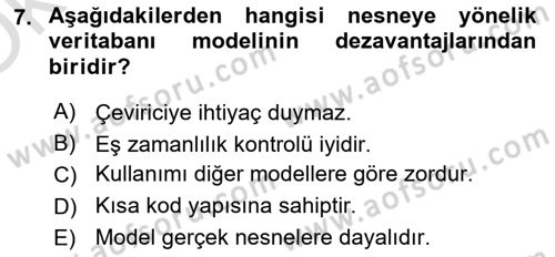 Konumsal Veritabanı 1 Dersi 2022 - 2023 Yılı Yaz Okulu Sınav Soruları 7. Soru