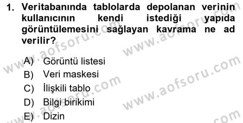 Konumsal Veritabanı 1 Dersi 2023 - 2024 Yılı Yaz Okulu Sınav Soruları 1. Soru
