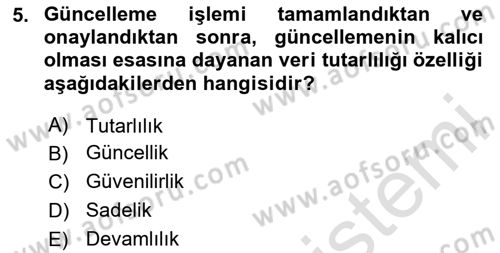 Konumsal Veritabanı 1 Dersi 2023 - 2024 Yılı Yaz Okulu Sınav Soruları 5. Soru