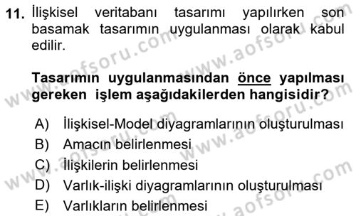 Konumsal Veritabanı 1 Dersi 2024 - 2025 Yılı (Final) Dönem Sonu Sınav Soruları 11. Soru