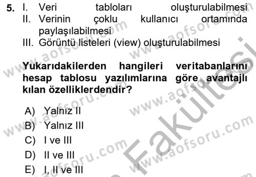 Konumsal Veritabanı 1 Dersi 2025 - 2026 Yılı (Vize) Ara Sınav Soruları 5. Soru