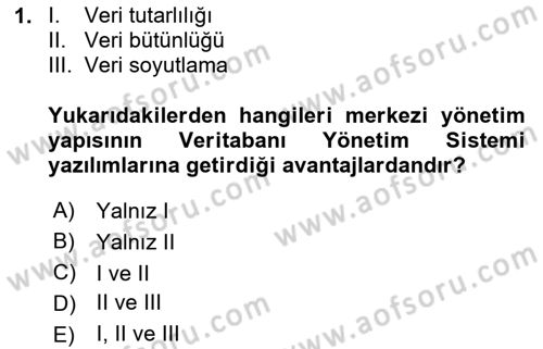 Konumsal Veritabanı 1 Dersi 2025 - 2026 Yılı (Final) Dönem Sonu Sınav Soruları 1. Soru