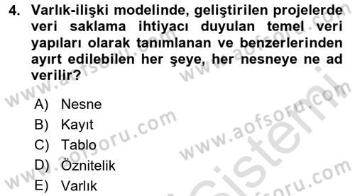 Konumsal Veritabanı 1 Dersi 2025 - 2026 Yılı (Final) Dönem Sonu Sınav Soruları 4. Soru