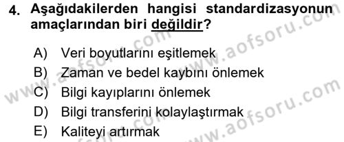 Coğrafi Bilgi Sistemleri Uygulamaları 1 Dersi 2017 - 2018 Yılı 3 Ders Sınavı 4. Soru