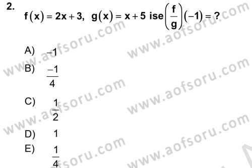Coğrafi Bilgi Sistemleri İçin Temel Matematik Dersi 2016 - 2017 Yılı (Vize) Ara Sınav Soruları 2. Soru