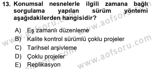 Konumsal Veritabanı 2 Dersi 2016 - 2017 Yılı (Final) Dönem Sonu Sınav Soruları 13. Soru