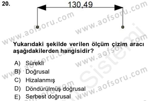 Konumsal Veritabanı 2 Dersi 2017 - 2018 Yılı (Vize) Ara Sınav Soruları 20. Soru