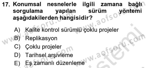 Konumsal Veritabanı 2 Dersi 2018 - 2019 Yılı 3 Ders Sınav Soruları 17. Soru