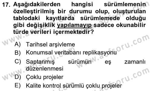 Konumsal Veritabanı 2 Dersi 2018 - 2019 Yılı Yaz Okulu Sınav Soruları 17. Soru