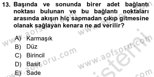 Konumsal Veritabanı 2 Dersi 2020 - 2021 Yılı Yaz Okulu Sınav Soruları 13. Soru