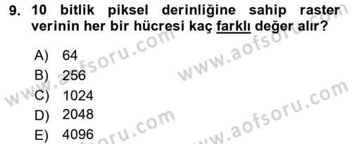 Konumsal Veritabanı 2 Dersi 2020 - 2021 Yılı Yaz Okulu Sınav Soruları 9. Soru