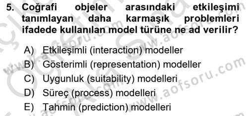 Konumsal Veritabanı 2 Dersi 2021 - 2022 Yılı (Vize) Ara Sınav Soruları 5. Soru