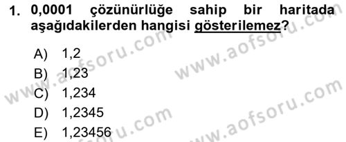 Konumsal Veritabanı 2 Dersi 2021 - 2022 Yılı (Final) Dönem Sonu Sınavı 1. Soru