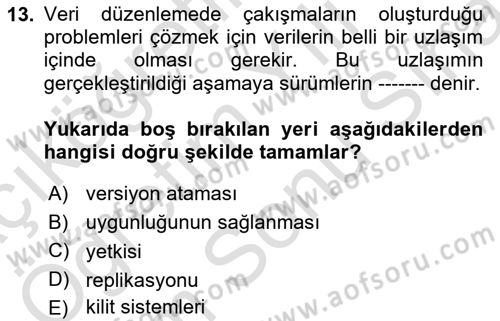 Konumsal Veritabanı 2 Dersi 2021 - 2022 Yılı (Final) Dönem Sonu Sınavı 13. Soru