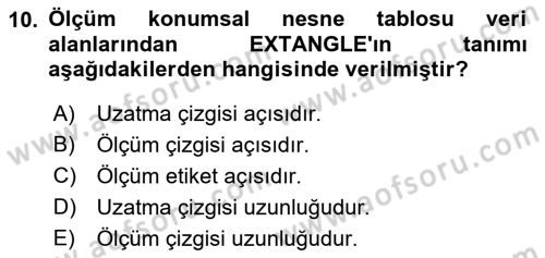 Konumsal Veritabanı 2 Dersi 2022 - 2023 Yılı Yaz Okulu Sınav Soruları 10. Soru