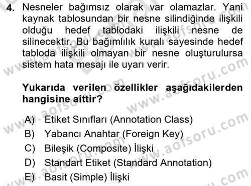 Konumsal Veritabanı 2 Dersi 2023 - 2024 Yılı (Final) Dönem Sonu Sınav Soruları 4. Soru