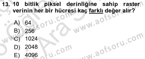 Konumsal Veritabanı 2 Dersi 2024 - 2025 Yılı (Vize) Ara Sınav Soruları 13. Soru
