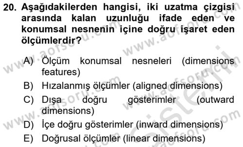 Konumsal Veritabanı 2 Dersi 2024 - 2025 Yılı (Vize) Ara Sınav Soruları 20. Soru