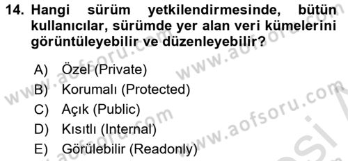 Konumsal Veritabanı 2 Dersi 2024 - 2025 Yılı (Final) Dönem Sonu Sınav Soruları 14. Soru