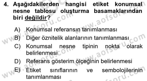 Konumsal Veritabanı 2 Dersi 2025 - 2026 Yılı (Final) Dönem Sonu Sınav Soruları 4. Soru