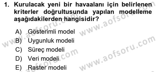 Konumsal Veritabanı 2 Dersi 2025 - 2026 Yılı Yaz Okulu Sınav Soruları 1. Soru