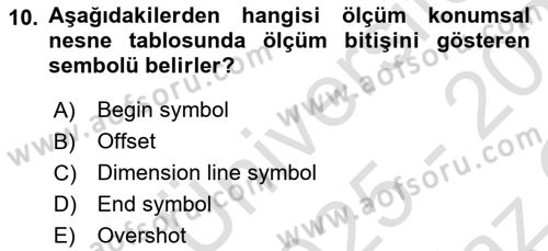 Konumsal Veritabanı 2 Dersi 2025 - 2026 Yılı Yaz Okulu Sınav Soruları 10. Soru