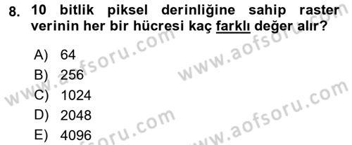 Konumsal Veritabanı 2 Dersi 2025 - 2026 Yılı Yaz Okulu Sınav Soruları 8. Soru