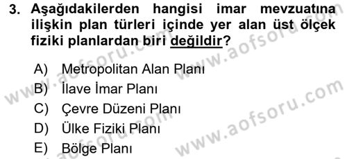CBS Standartları ve Temel Mevzuat Dersi 2016 - 2017 Yılı (Final) Dönem Sonu Sınav Soruları 3. Soru